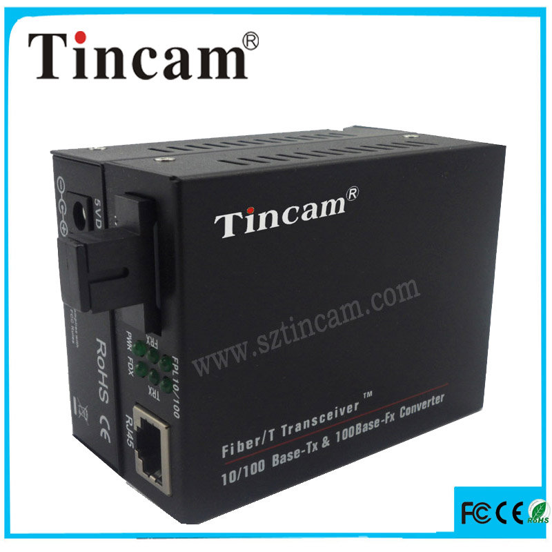 10/100M外置SC单纤收发器