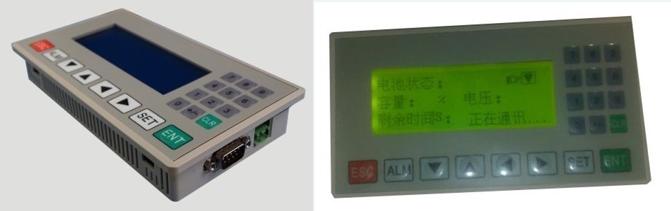 文本式智能电池巡检显示屏