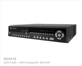 4路高清+16路模拟HD-SDI硬盘录像机(ND4116)