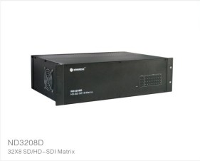 32路进8路出SDI矩阵(ND3208D)