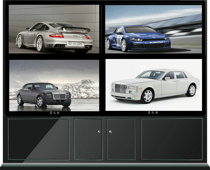 星之恒40寸窄边液晶拼接屏