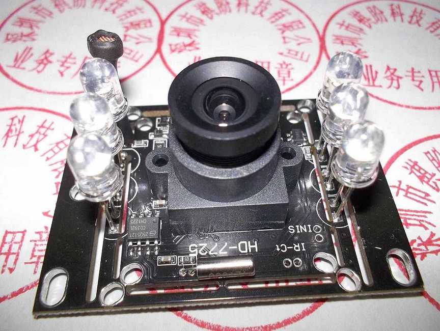 楼宇对讲专用OV7725摄像头模组