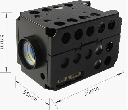 高清红外球专用同步变焦激光灯