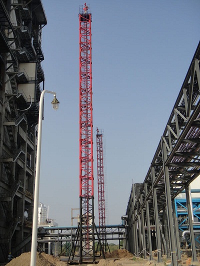 螺旋钢管结构和格构式消防炮塔