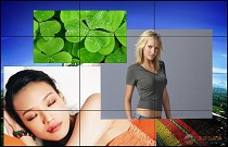 55寸超薄LED背光液晶拼接屏-漫游叠加