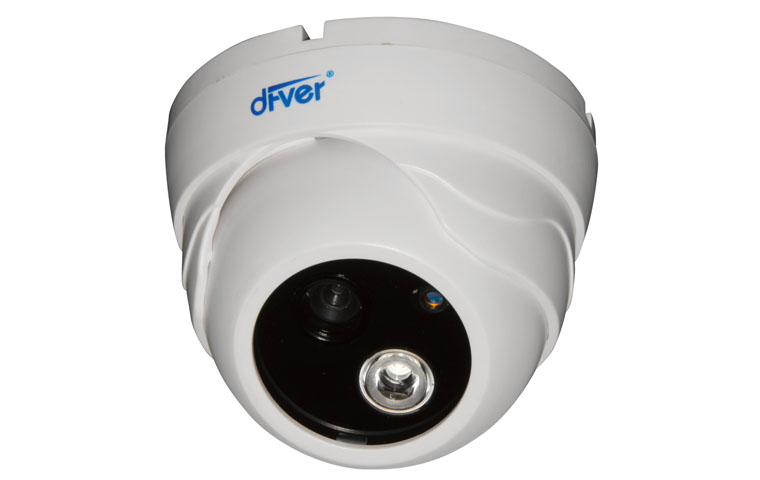 第三代点阵红外摄像机塑料单灯半球