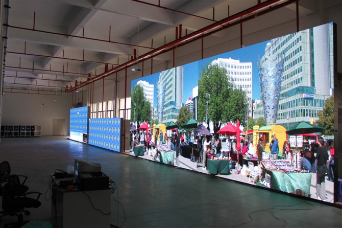 陕西LED显示屏看效果找浩博