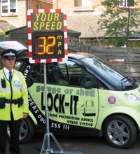 便携式雷达测速仪显示屏