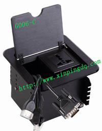 成都掀开式桌面接线盒G006-C