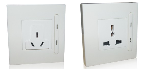 物联网无线智能家居安全插座（墙面型）