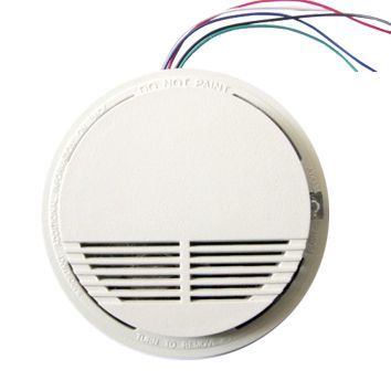 吸顶式光电有线烟雾火灾报警器 批发