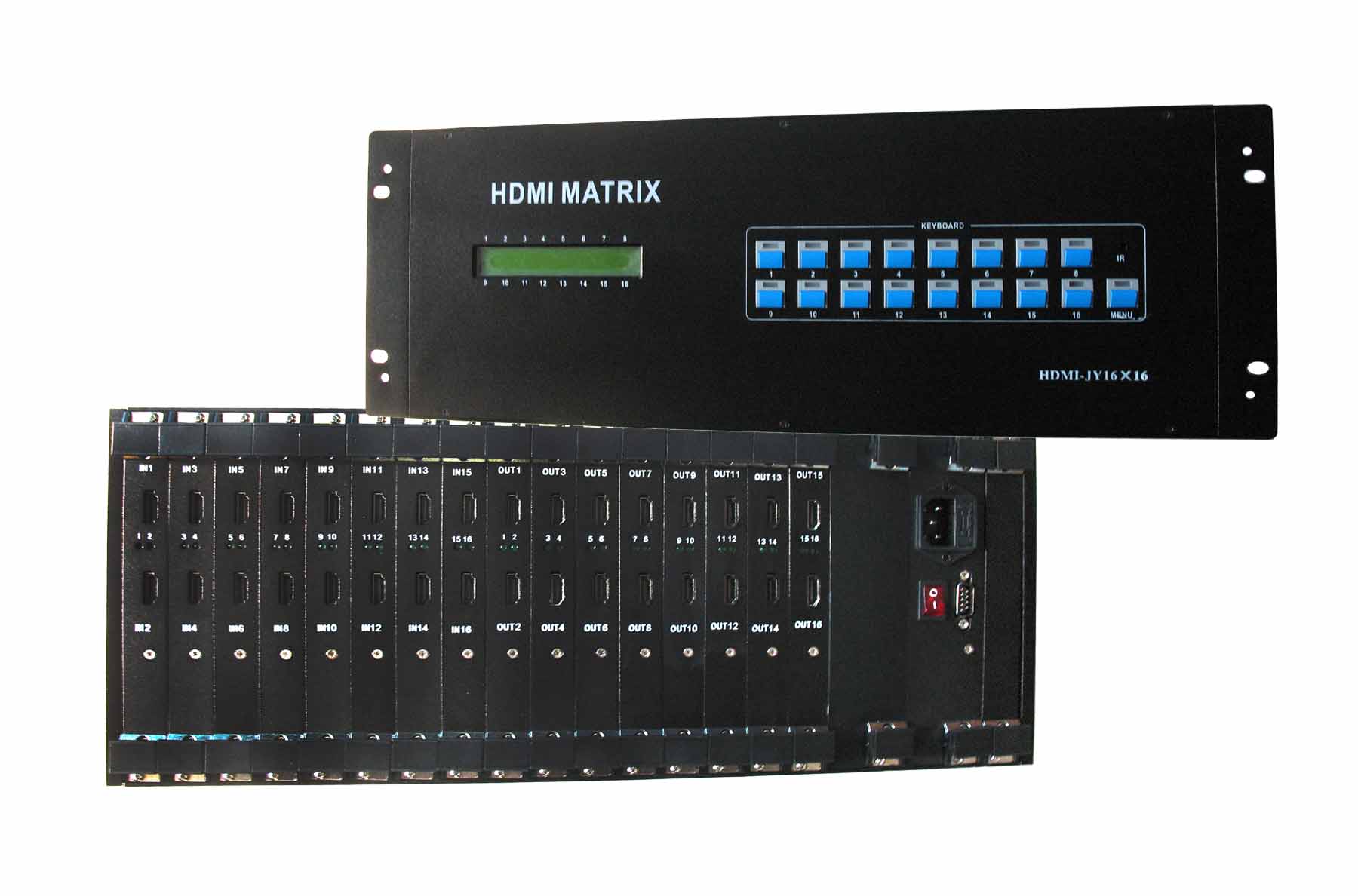 中控会议HDM矩阵 多屏拼接HDMI矩阵切换器