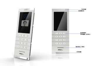 4寸屏楼宇可视对讲门口机/围墙机