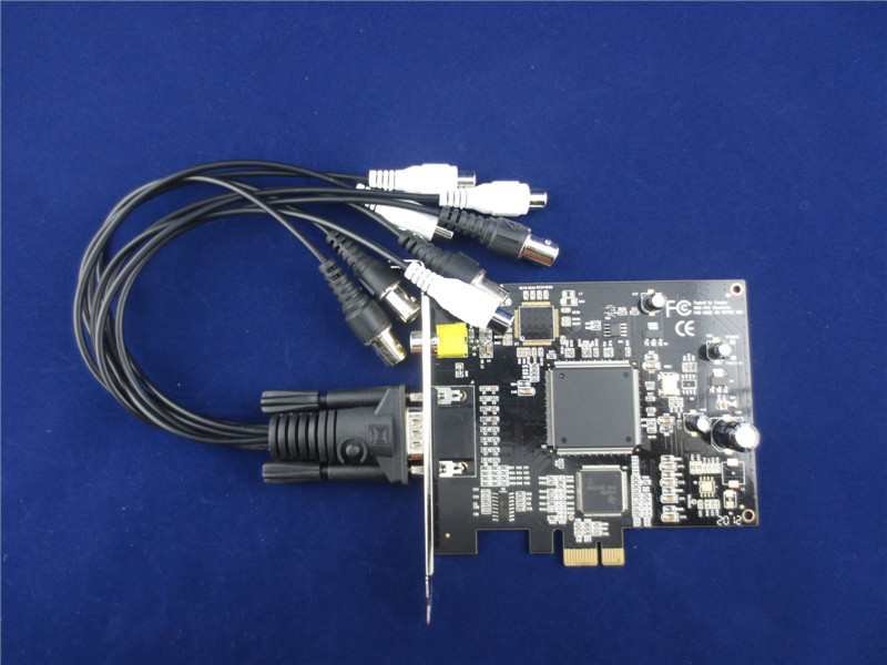 众禾时代 HV6404IE 安防监控PCIE系列4路采集卡