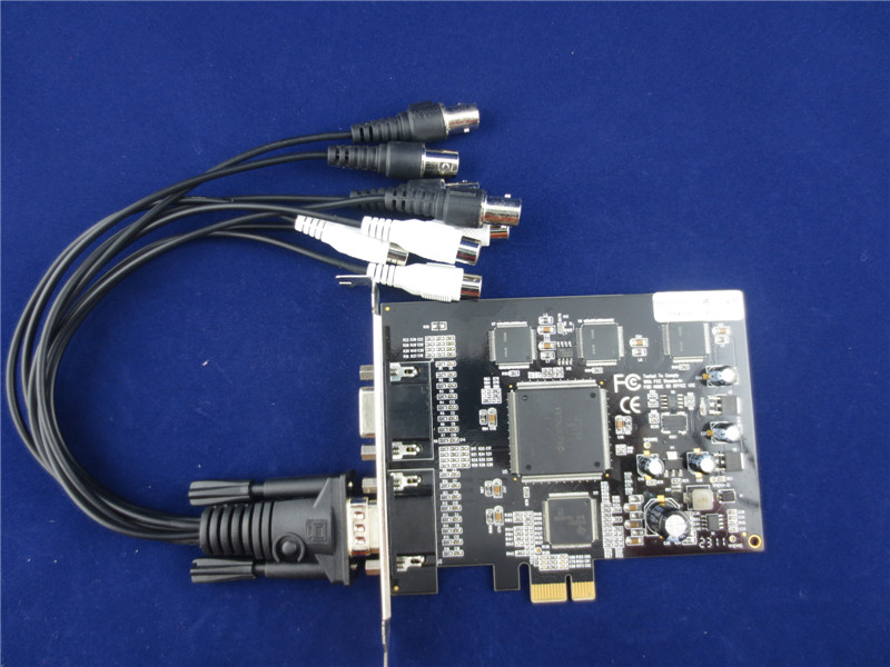 众禾时代 HV6016IE 安防监控PCIE系列16路采集卡