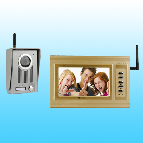 无线7寸可视对讲门铃