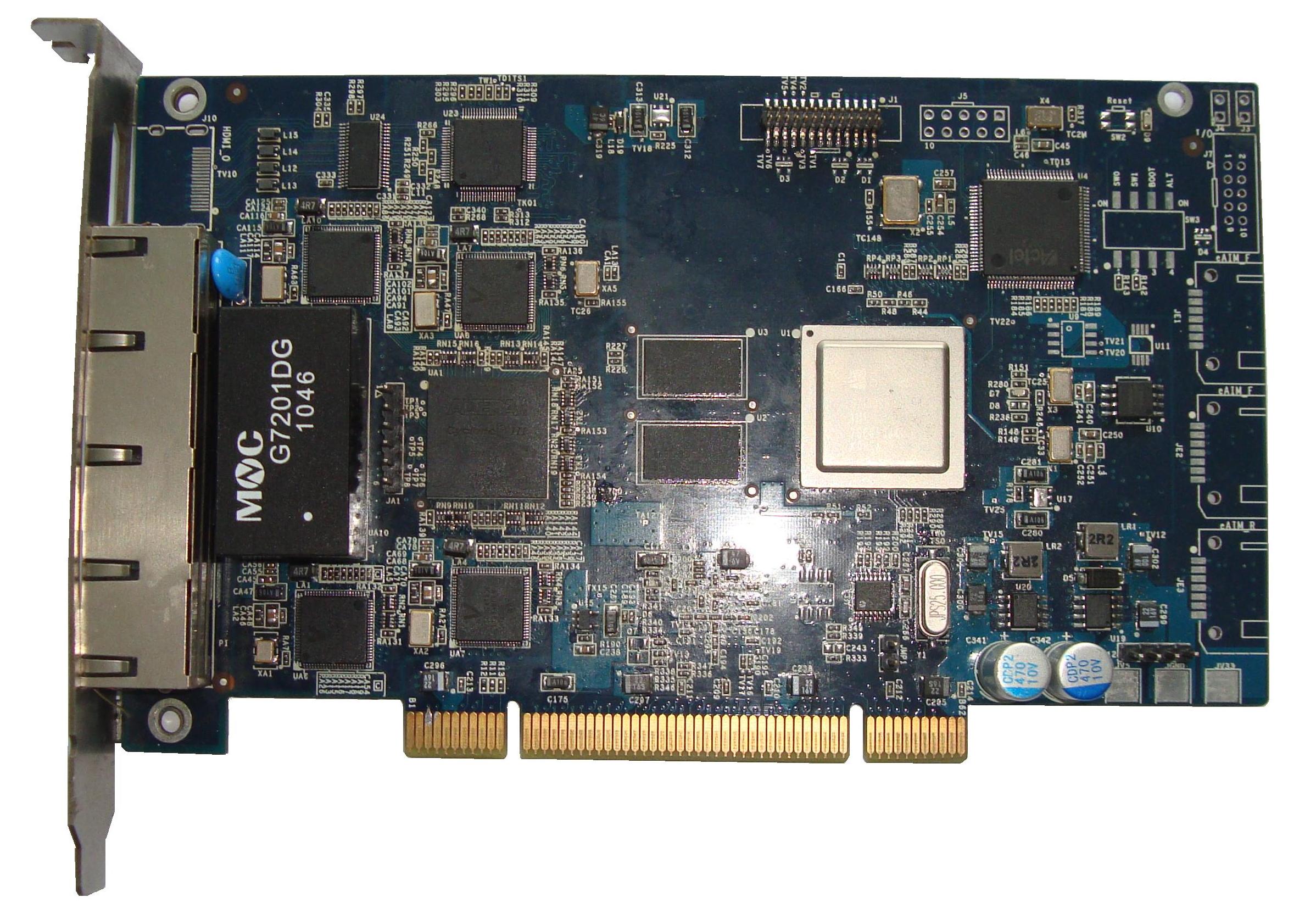 HD-MDI实时高清4路采集卡