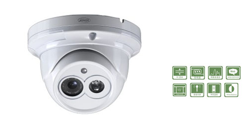 百万高清网络半球摄像机