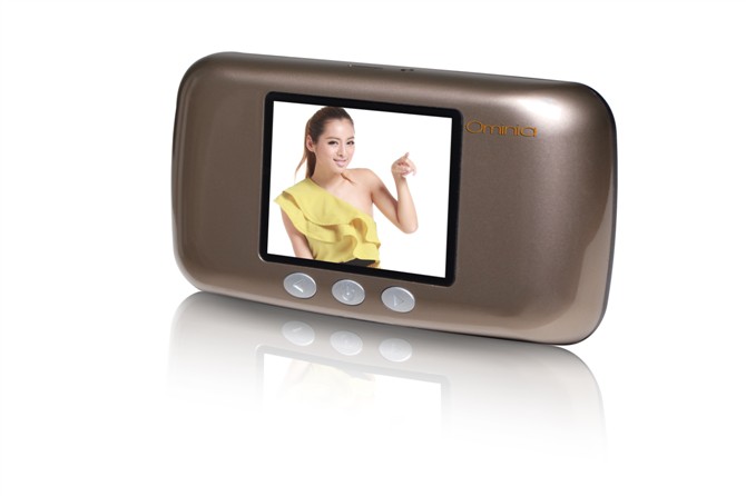 供应家居安防产品 欧子明OM12-P 电子猫眼 可视门铃 门铃 猫眼