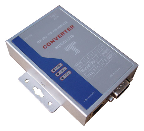 研通科技YT-316     有源防雷RS-232转 RS-485/422转换器