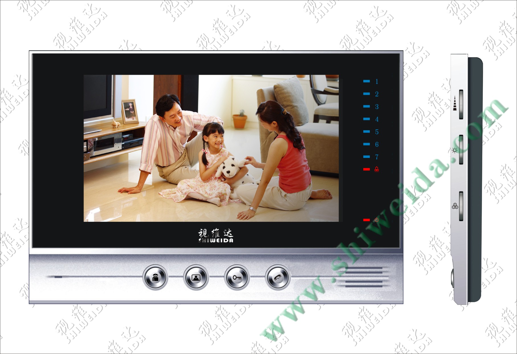 视维达E5数码Ⅱ可视分机