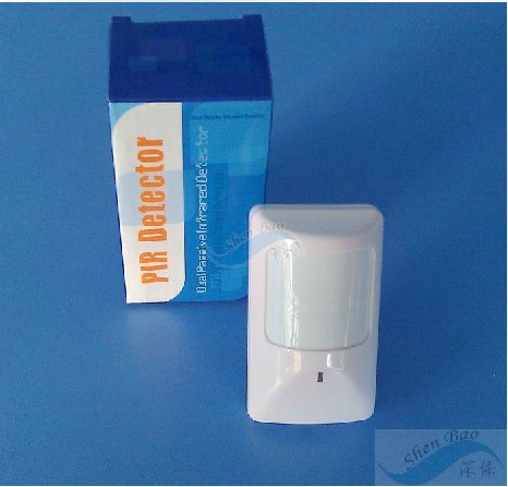 12V红外探测器有线壁挂被动红外探头红外感应器