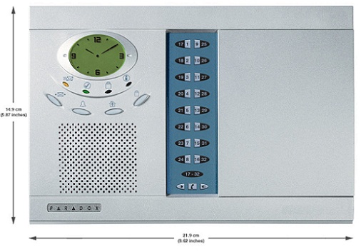 加拿大进口Paradox枫叶牌32防区MG-6160一体化无线报警主机
