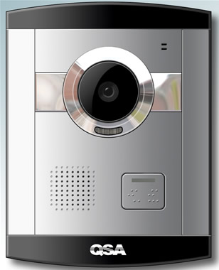 彩色可视对讲别墅主机