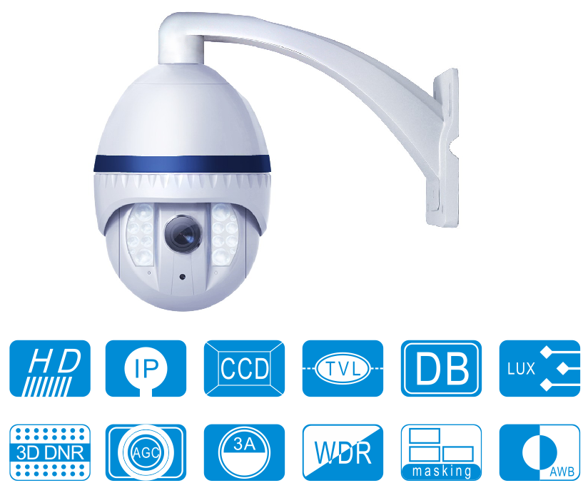 NDC633系列高清网络红外球机