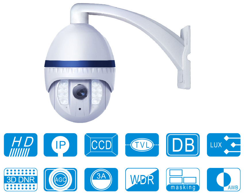 NDC653系列高清网络红外球机