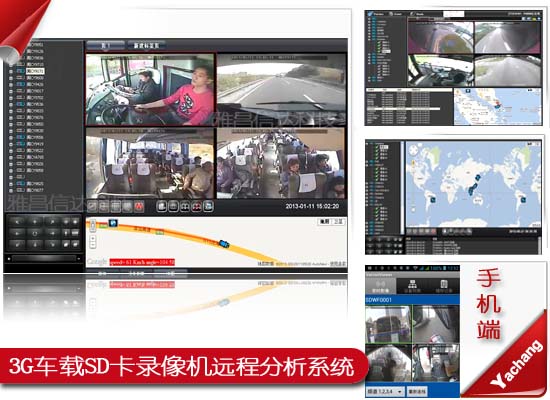 3G车载SD卡录像机、3G车载监控、SD卡车载录像机