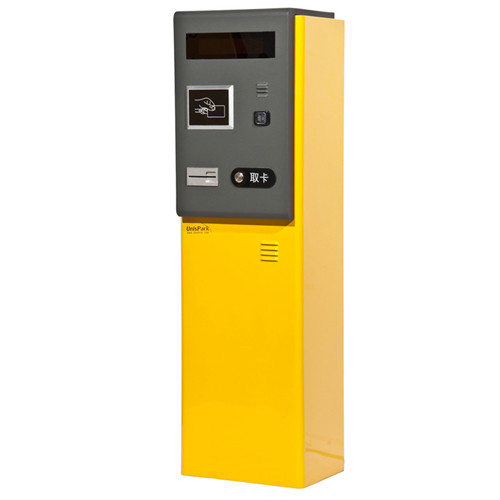 广州停车场入口自助取卡票箱