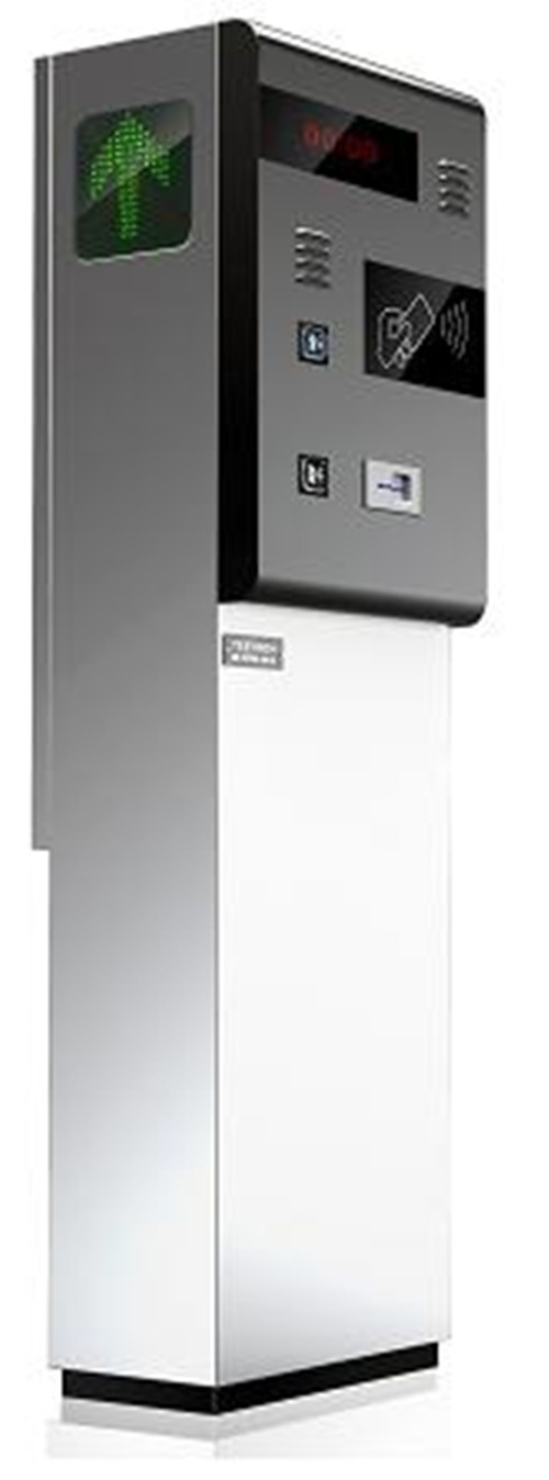 广州智能停车场入口自助取卡票箱