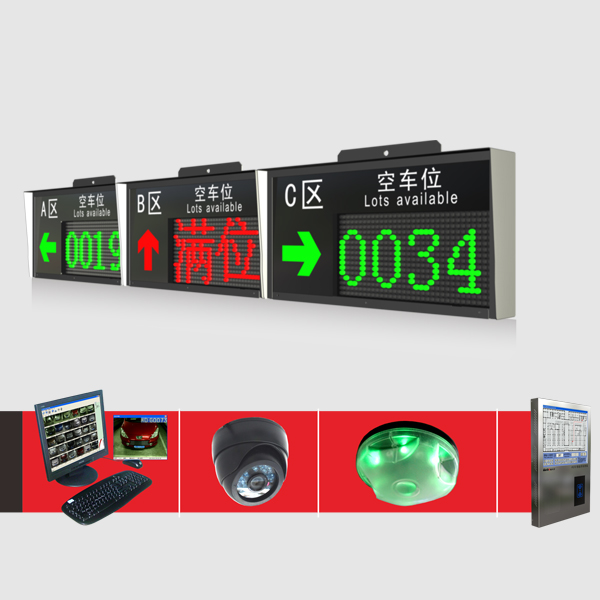 大手PGM300车牌识别车位引导与反向寻车系统
