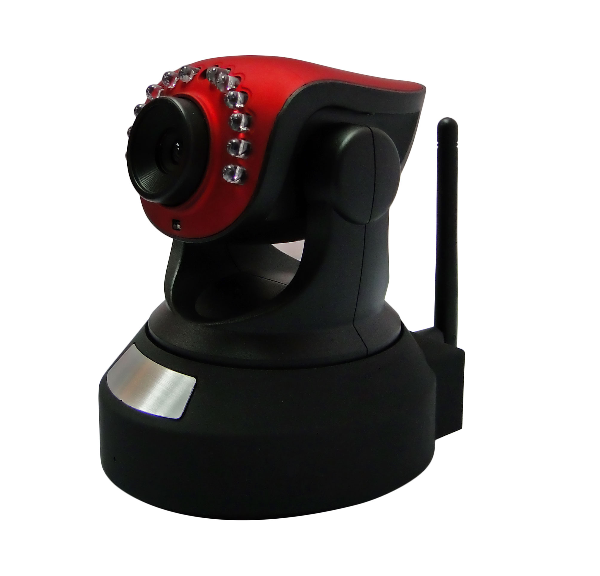 H.264无线网络摄像机支持TF卡储存最大32G监控摄像头	