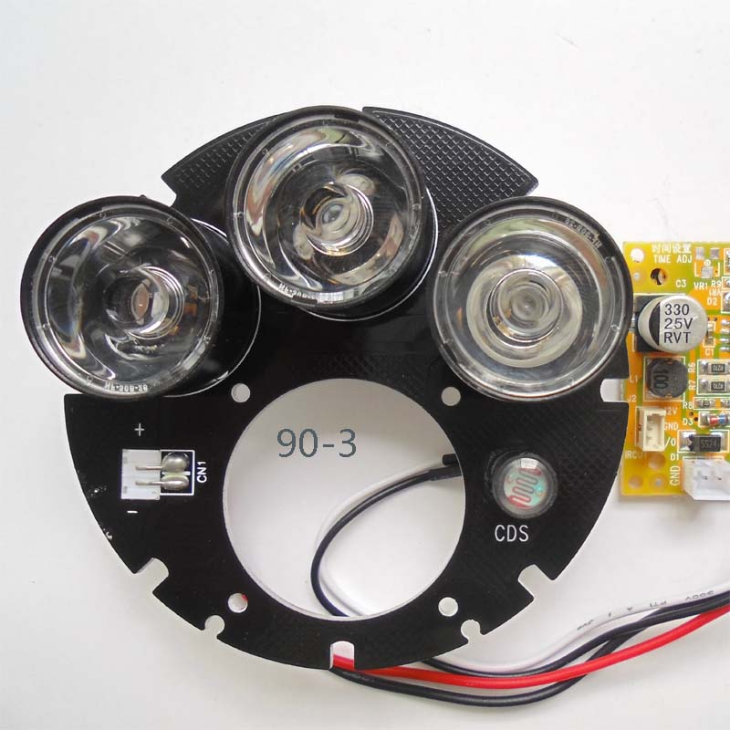 监控摄像机红外灯板 90三灯