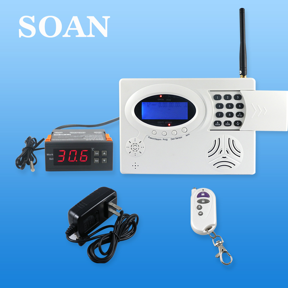 索安 SN5800GJ 机房温度报警器 温度监控、断电报警器