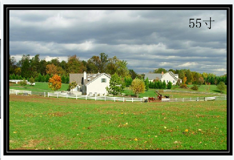 众恒 55寸液晶监视器 监控55寸显示器 工业液晶屏