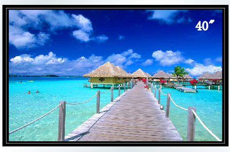 众恒 40寸液晶监视器 监控40寸显示器 工业液晶屏