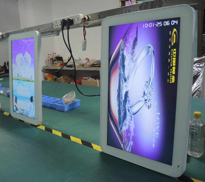 2寸苹果壁挂广告机高清显示屏视频广告播放1080P