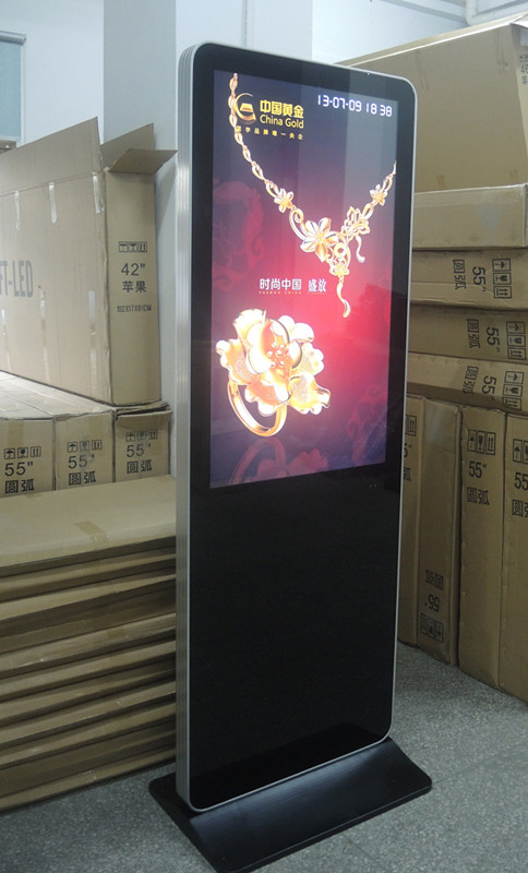 42寸落地液晶广告机苹果超薄外观led高清显示