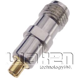 6GHz 50Ω IP4(M)/Gold- SMA(F)/Nickel Adapter