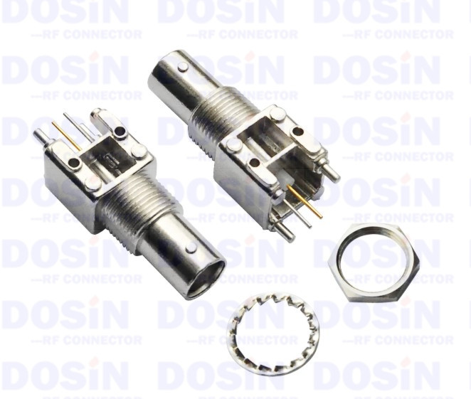 BNC金属四脚90度视频连接器