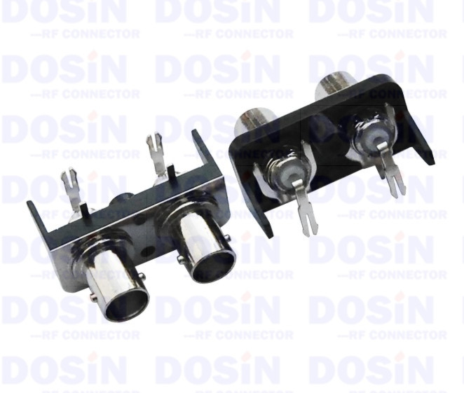 BNC1*2 90度视频DVR连接器