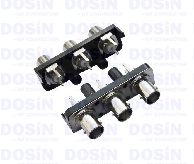 BNC单排1*3音视频插座