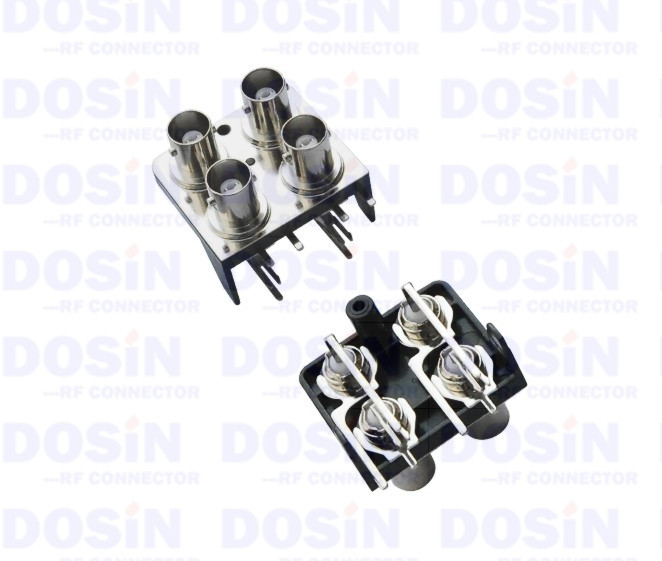 BNC2*2联排视频连接器