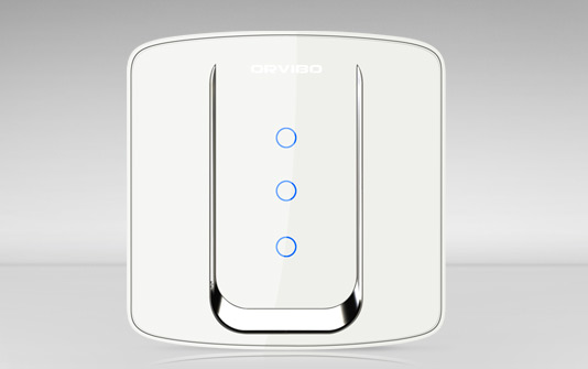 ZigBee白金系列智能开关(单火-3开) SW-T203ZB-S