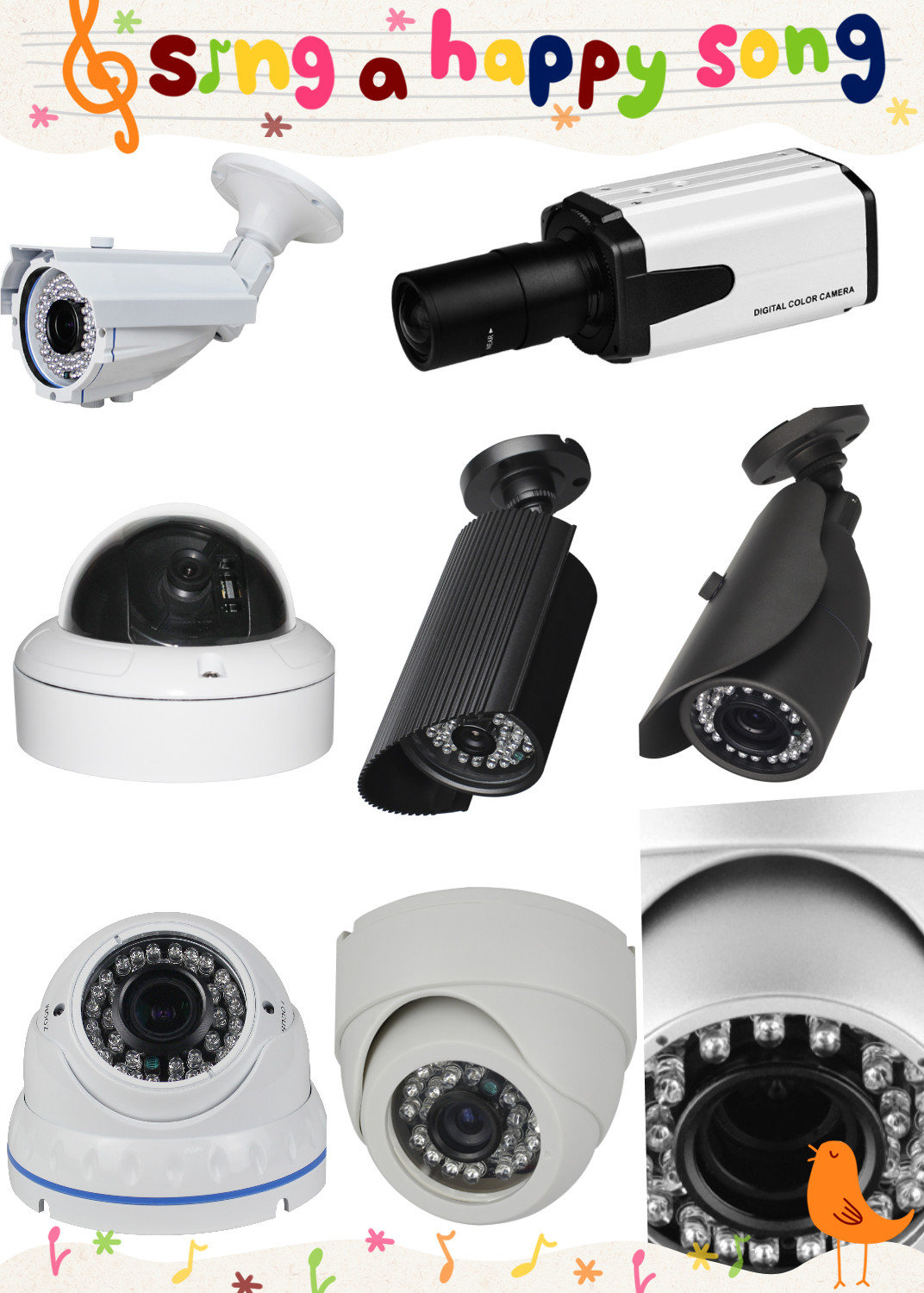 红外半球枪机摄像机