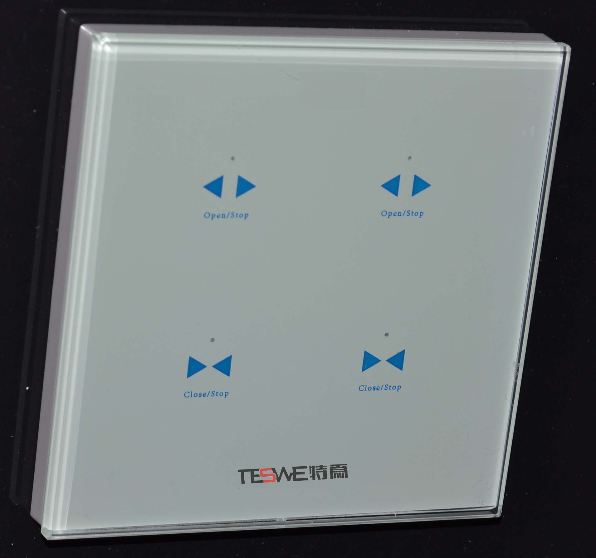 触摸四键窗帘开关