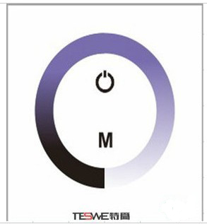 触摸单火线单控一开调光型